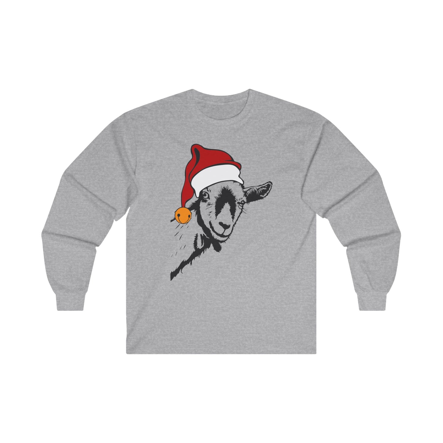 Merry Christmas Goat GCF - Unisex Ultra Cotton Long Sleeve Tee