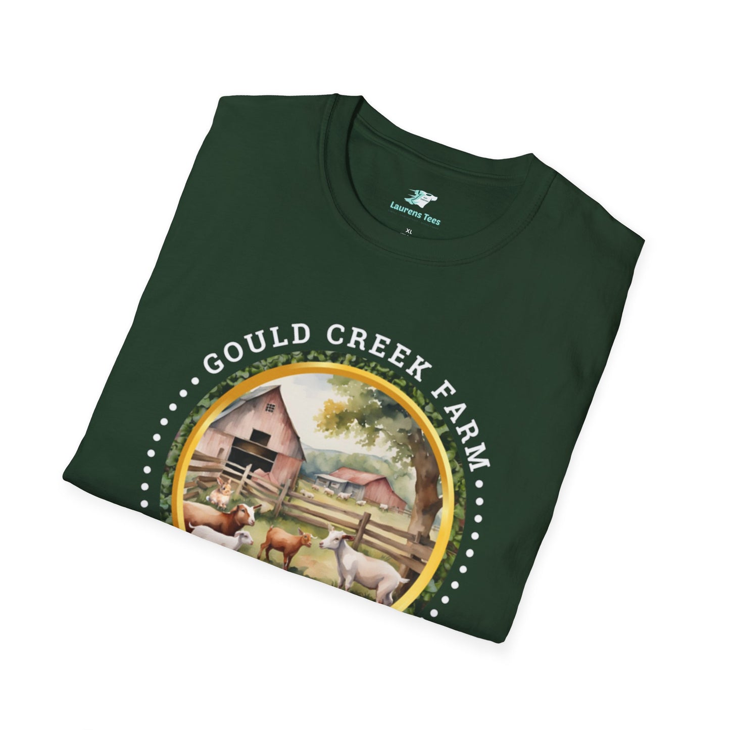 Gould Creek Farms Front - Unisex Softstyle T-Shirt