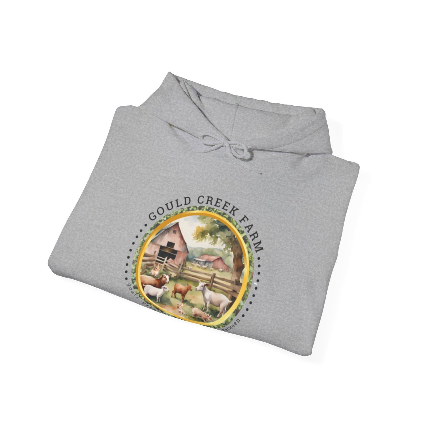 Gould Creek Farm FRONT AND BACK DESIGNS - Unisex Heavy Blend™ Hooded Sweatshirt