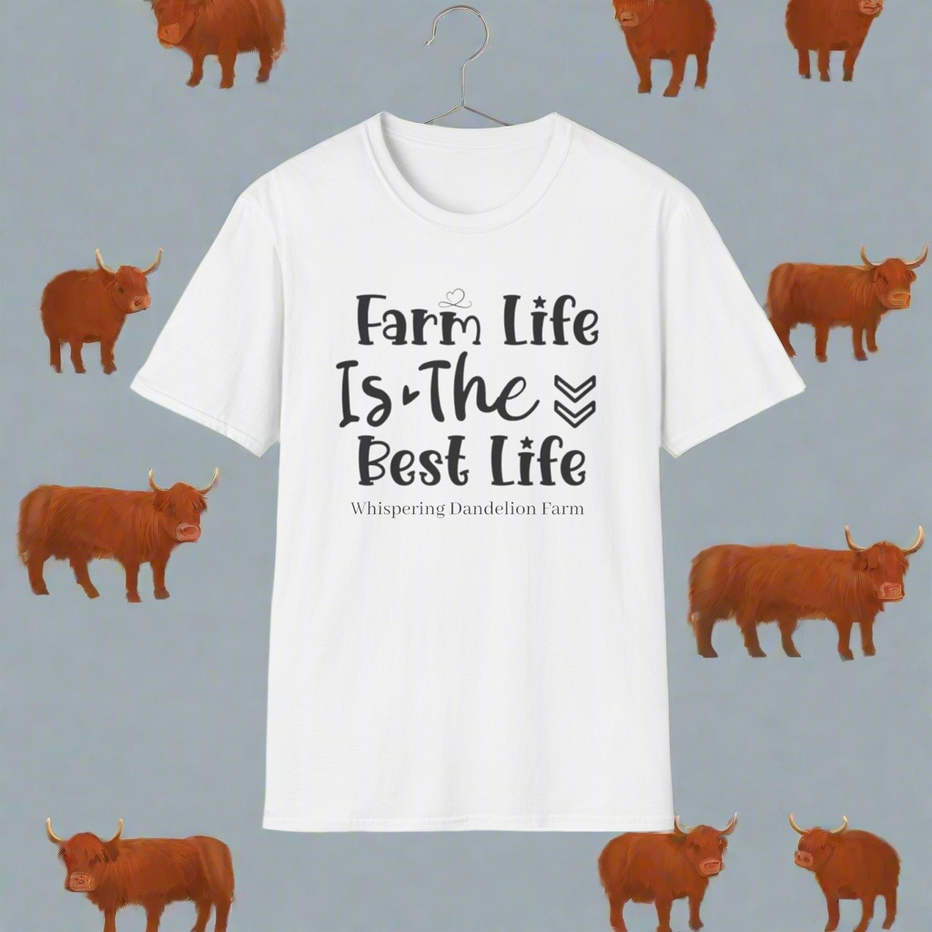 Farm Life is the Best Life WDF - Unisex Softstyle T-Shirt