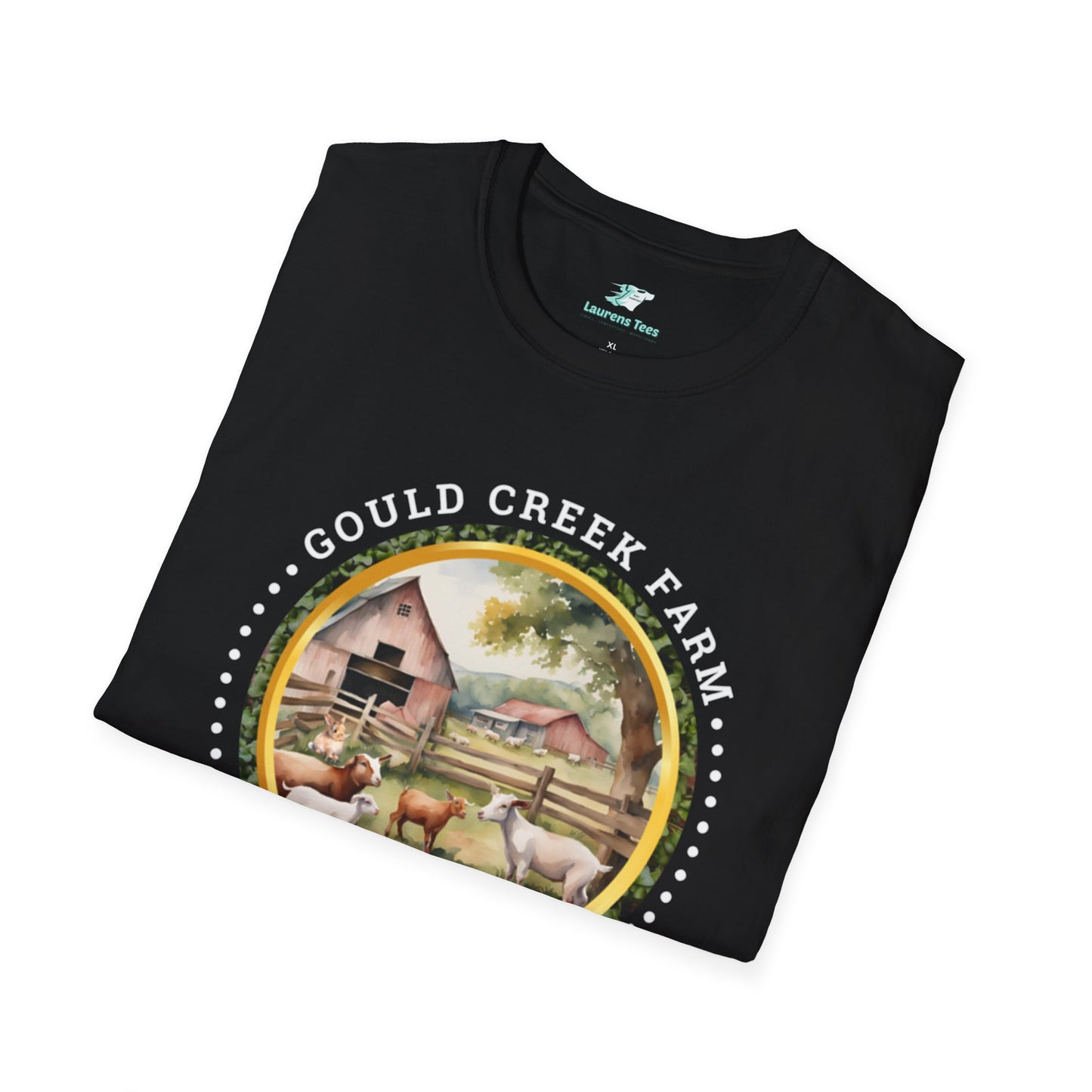 Gould Creek Farms Front - Unisex Softstyle T-Shirt