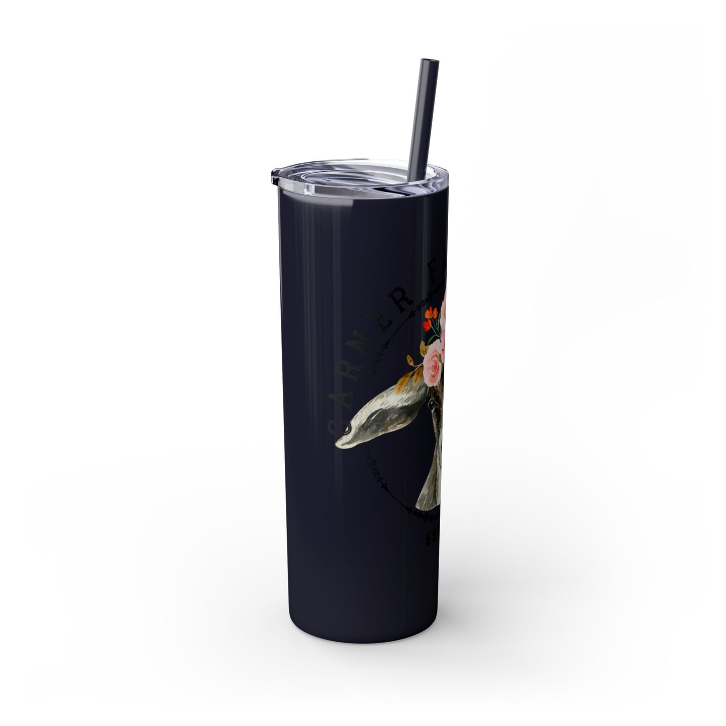 Garner Family Farm - Skinny Tumbler with Straw, 20oz