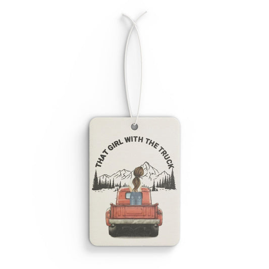 That girl with the truck - Car Air Freshener