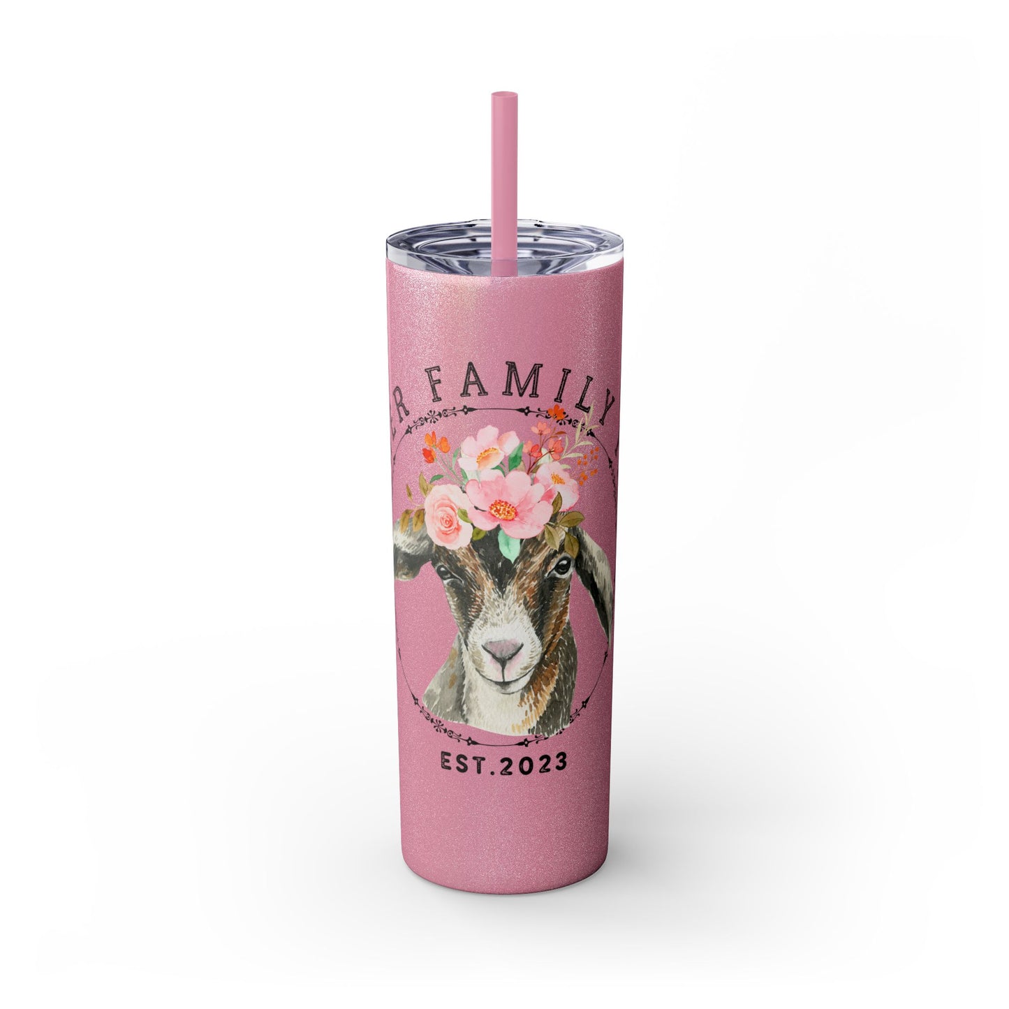 Garner Family Farm - Skinny Tumbler with Straw, 20oz