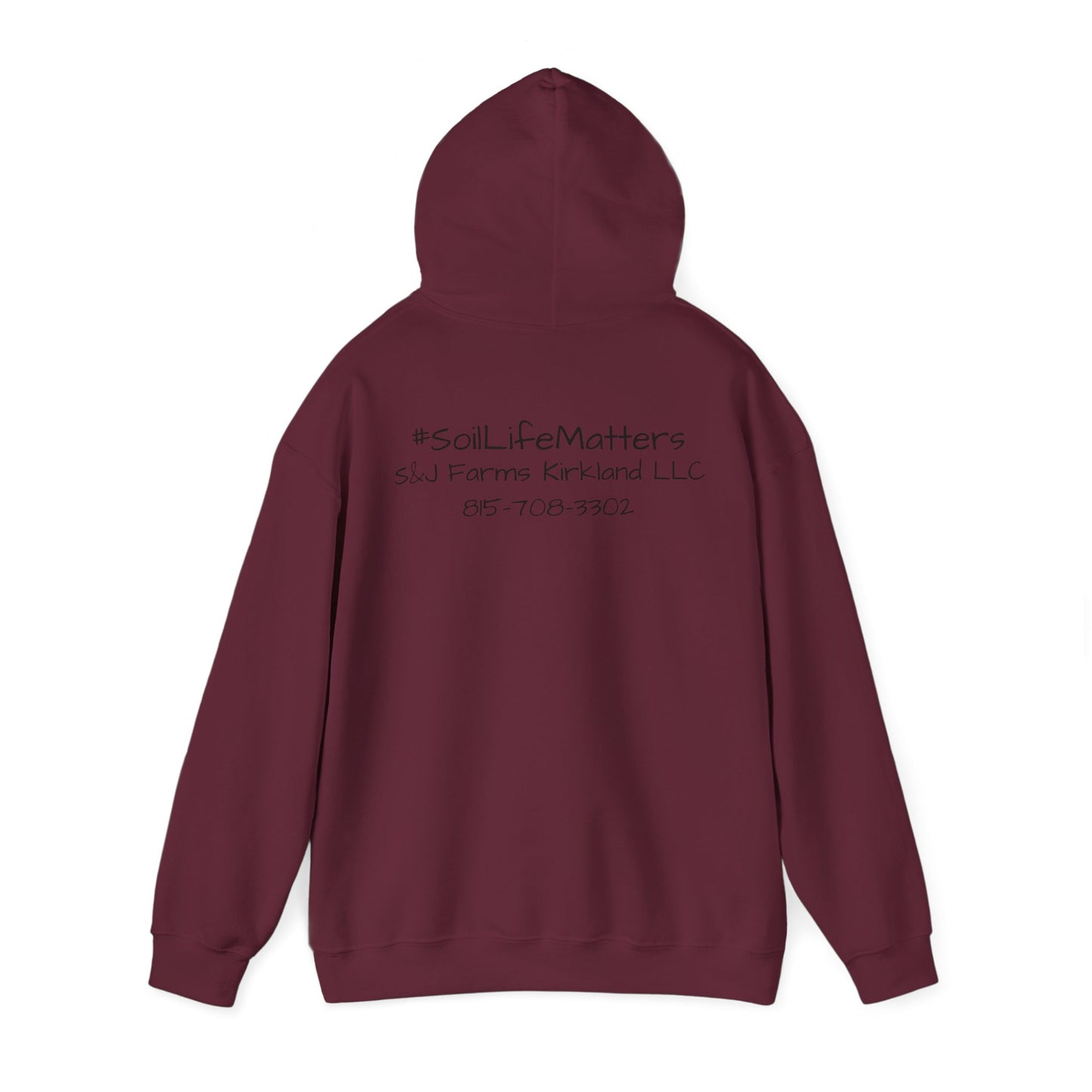 S&J Farm Kirkland LLC FRONT AND BACK DESIGNS - Unisex Heavy Blend™ Hooded Sweatshirt