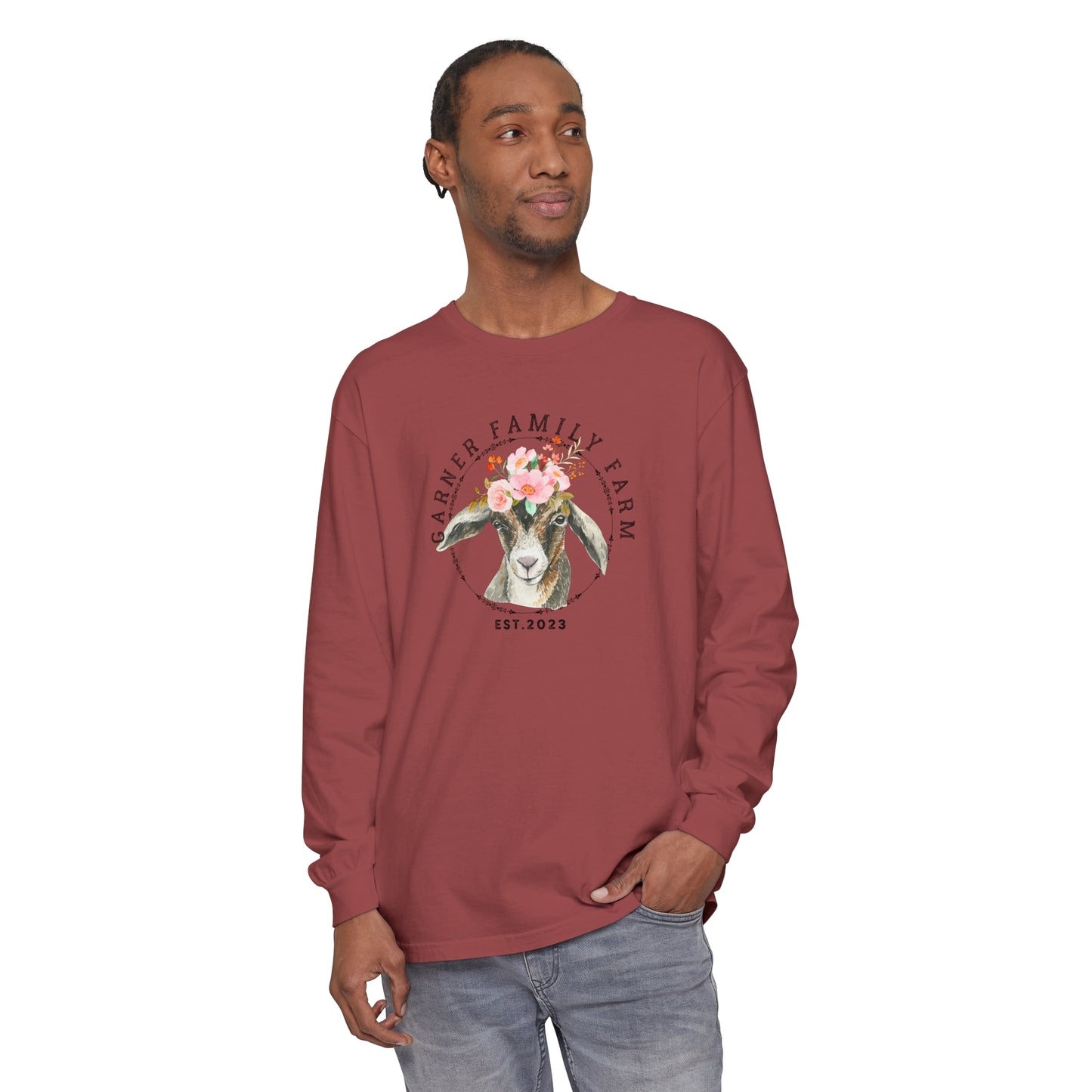 Garner Family Farm - Unisex Garment-dyed Long Sleeve T-Shirt