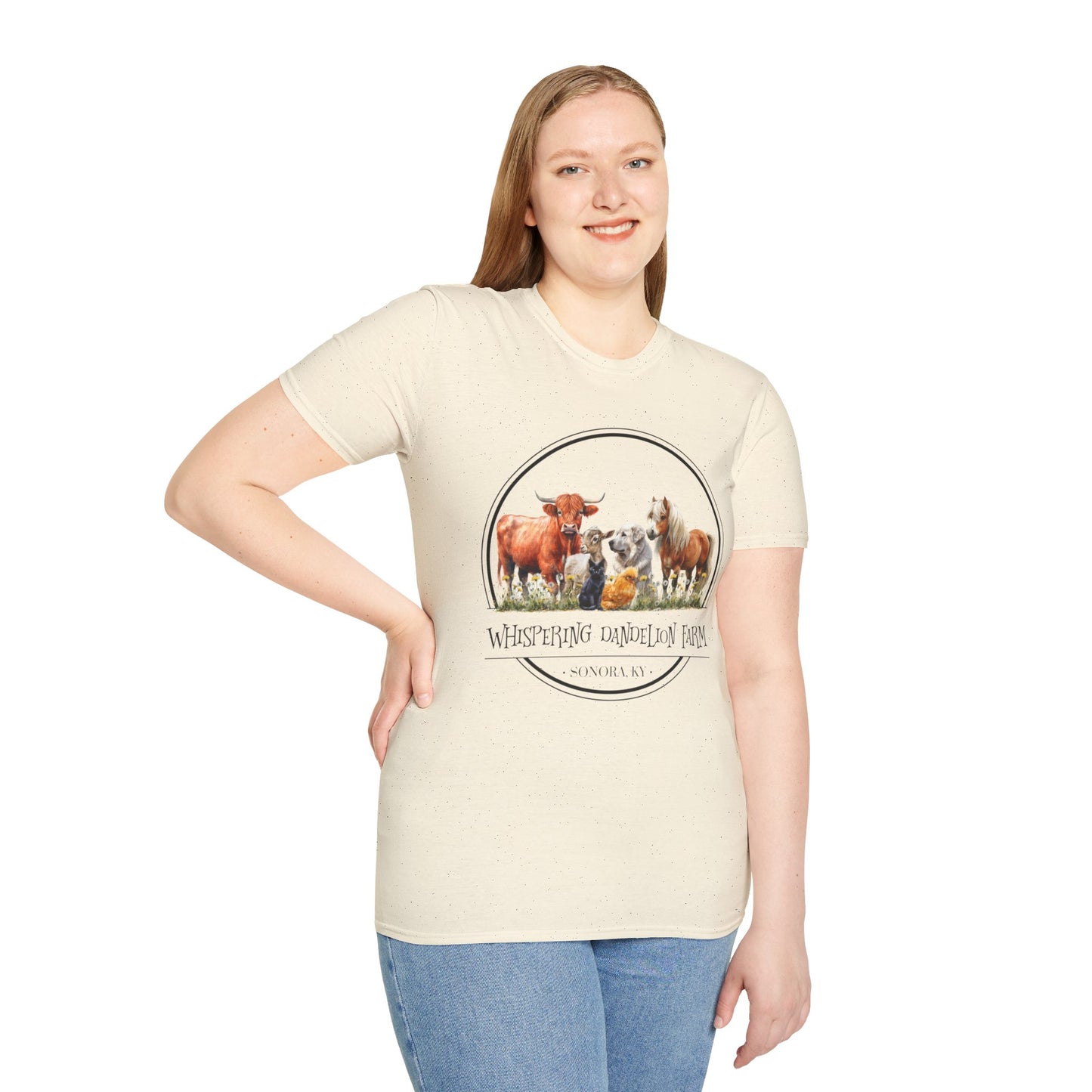 Whispering Dandelion Farm - Unisex Softstyle T-Shirt