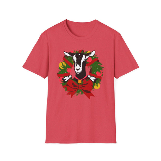 Goat Wreath - Unisex Softstyle T-Shirt