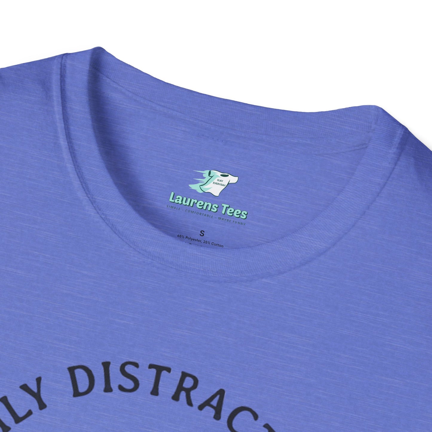 Easily Distracted by GOATS Front - Unisex Softstyle T-Shirt