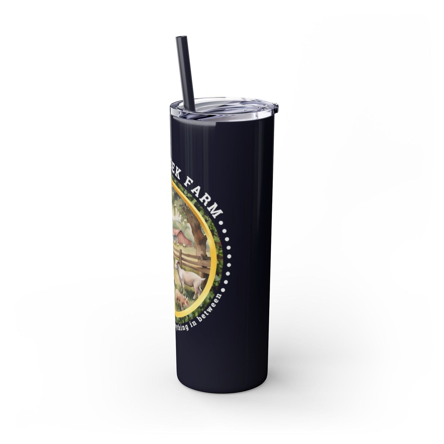 Gould Creek Farm - Skinny Tumbler with Straw, 20oz