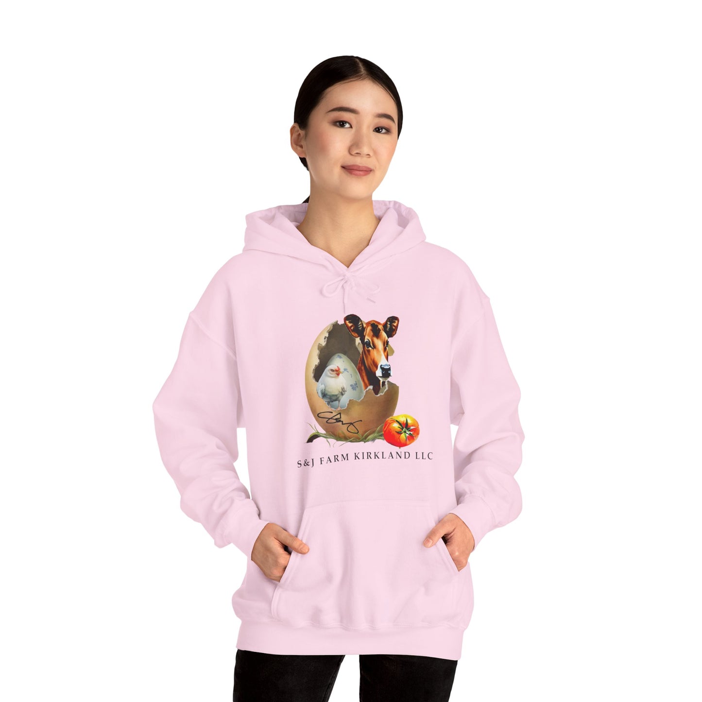 S&J Farm Kirkland LLC FRONT AND BACK DESIGNS - Unisex Heavy Blend™ Hooded Sweatshirt