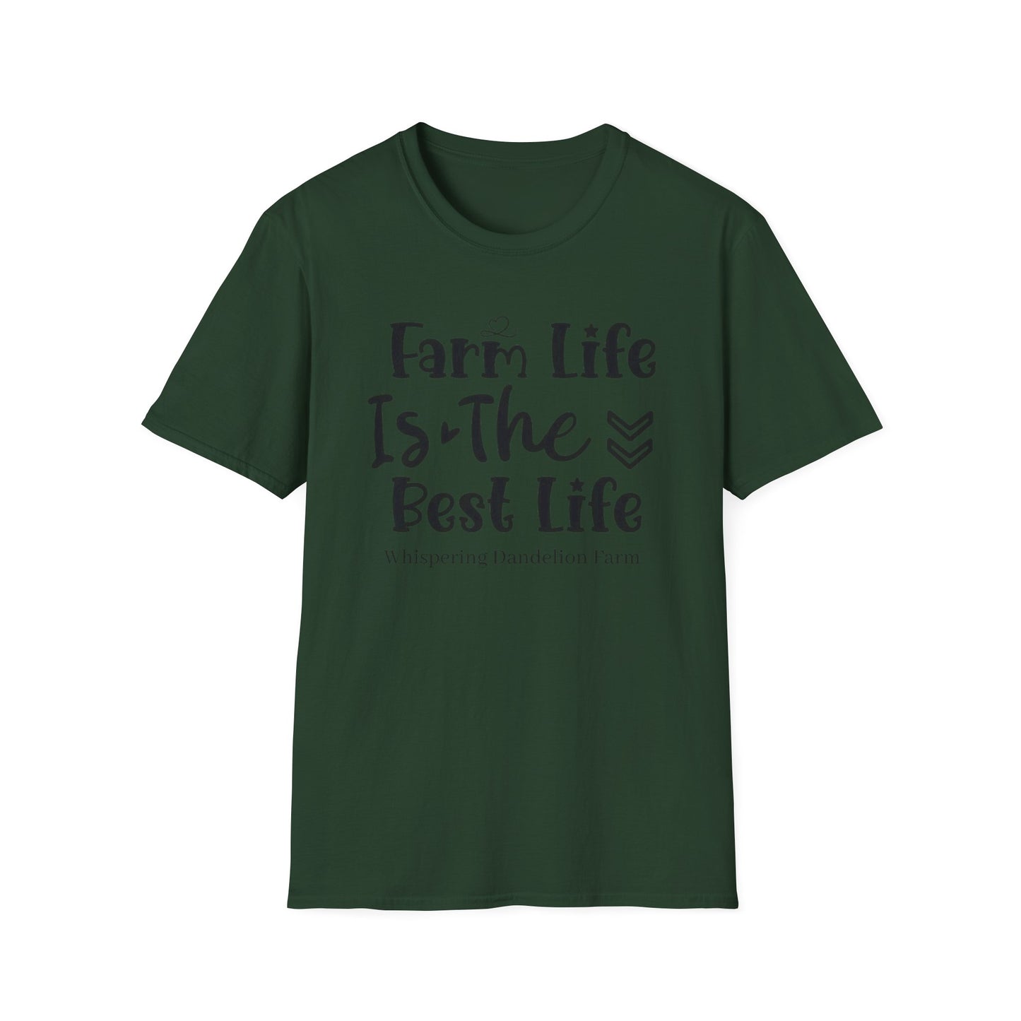 Farm Life is the Best Life WDF - Unisex Softstyle T-Shirt