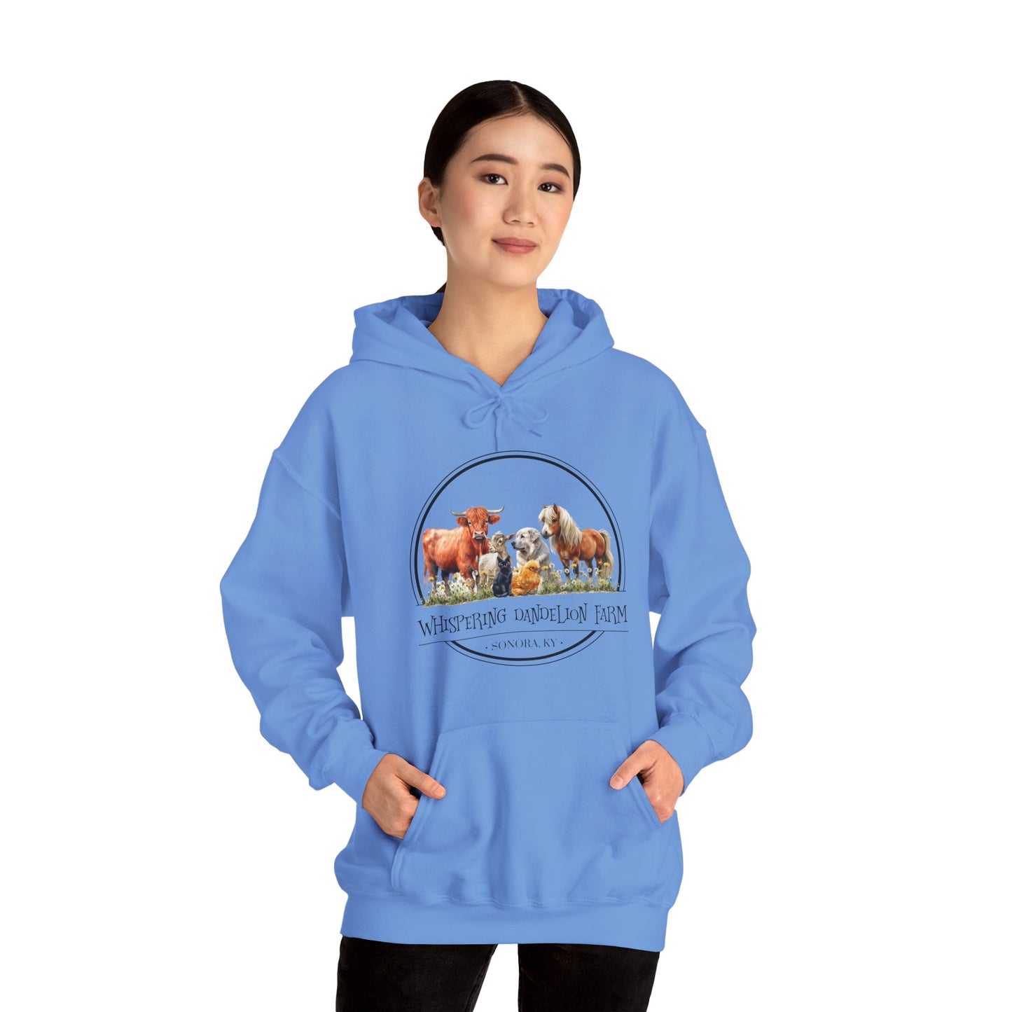 Whispering Dandelion Farm - Unisex Heavy Blend™ Hooded Sweatshirt