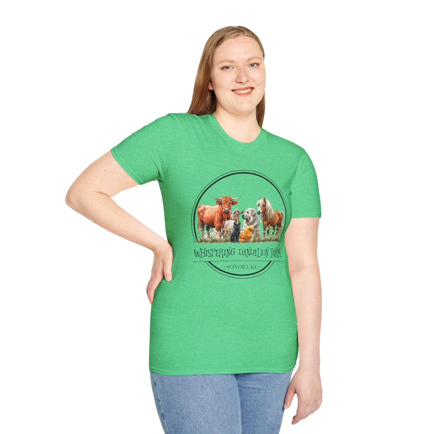 Whispering Dandelion Farm - Unisex Softstyle T-Shirt