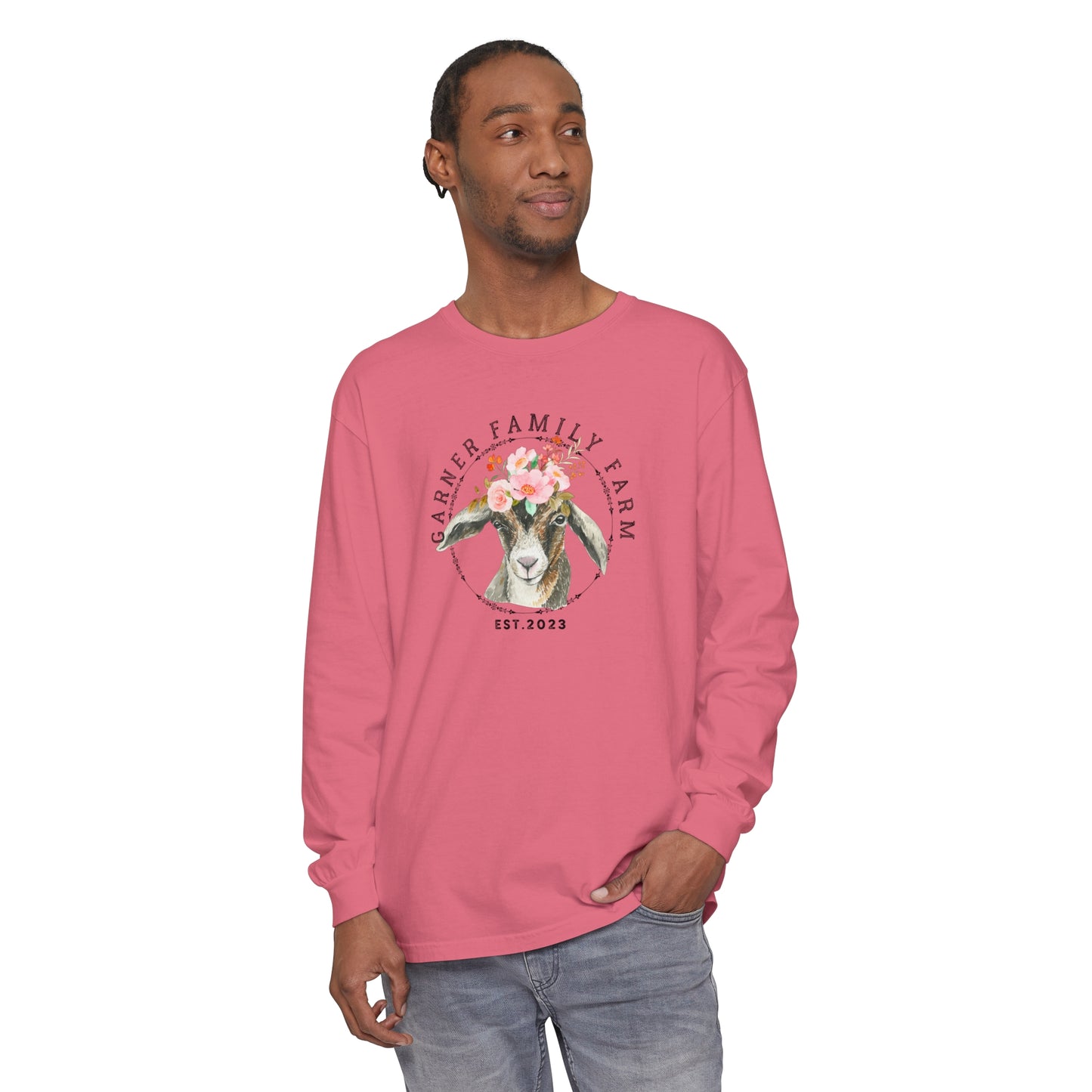 Garner Family Farm - Unisex Garment-dyed Long Sleeve T-Shirt