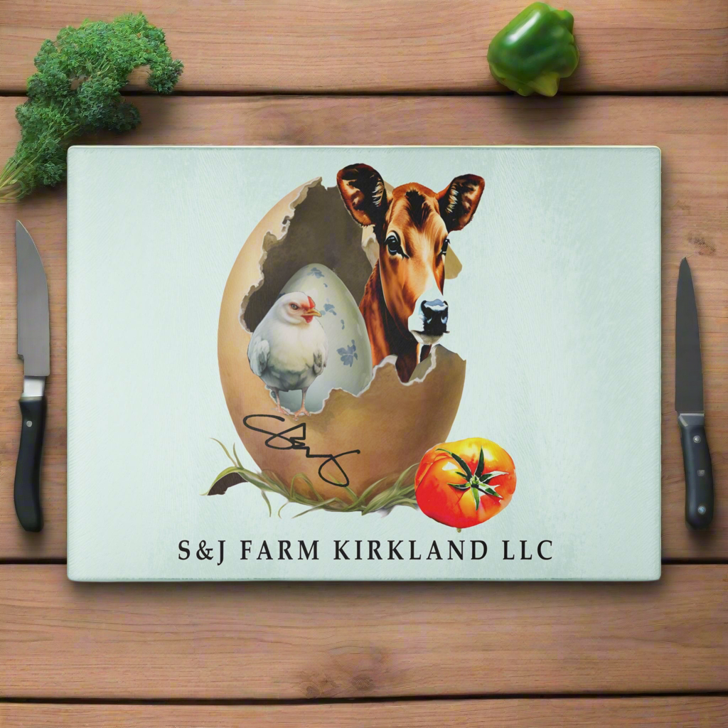 S&J Farm Kirkland LLC - Glass Cutting Board